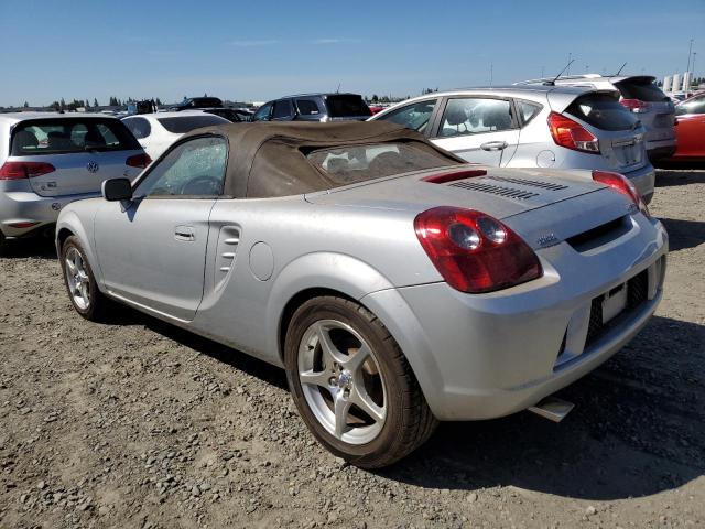 JTDFR320330055495 - 2003 TOYOTA MR2 SPYDER SILVER photo 2