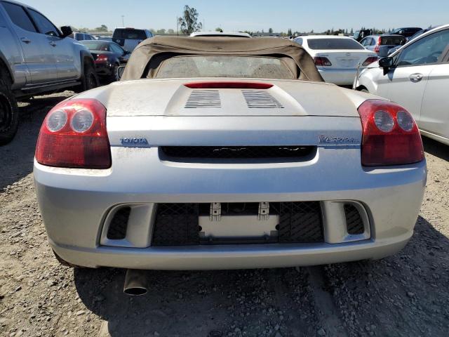 JTDFR320330055495 - 2003 TOYOTA MR2 SPYDER SILVER photo 6