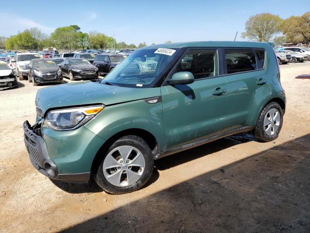 KNDJN2A27E7027616 - 2014 KIA SOUL GREEN photo 1