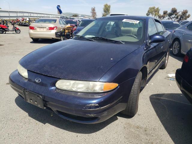 1G3NF52EX1C112136 - 2001 OLDSMOBILE ALERO GLS BLUE photo 1