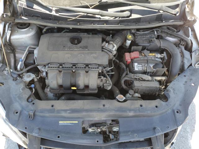 3N1AB7AP8FY380614 - 2015 NISSAN SENTRA S SILVER photo 11