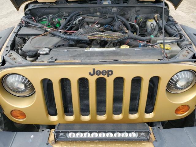 1J8GA39177L136555 - 2007 JEEP WRANGLER X GOLD photo 11