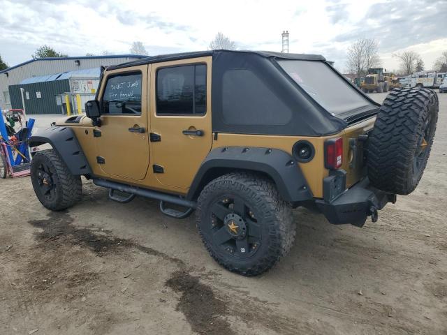 1J8GA39177L136555 - 2007 JEEP WRANGLER X GOLD photo 2