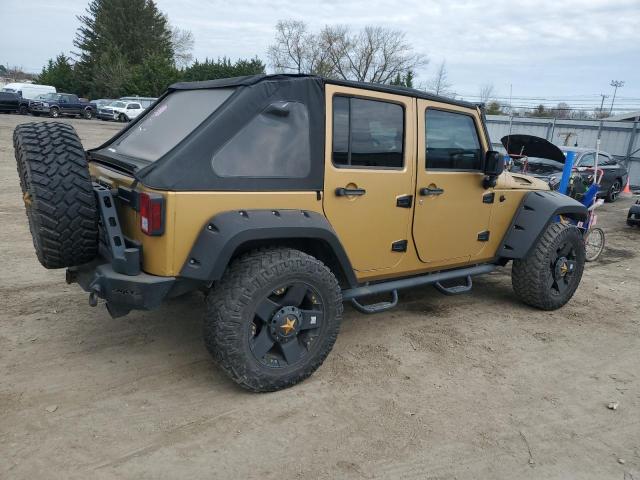 1J8GA39177L136555 - 2007 JEEP WRANGLER X GOLD photo 3