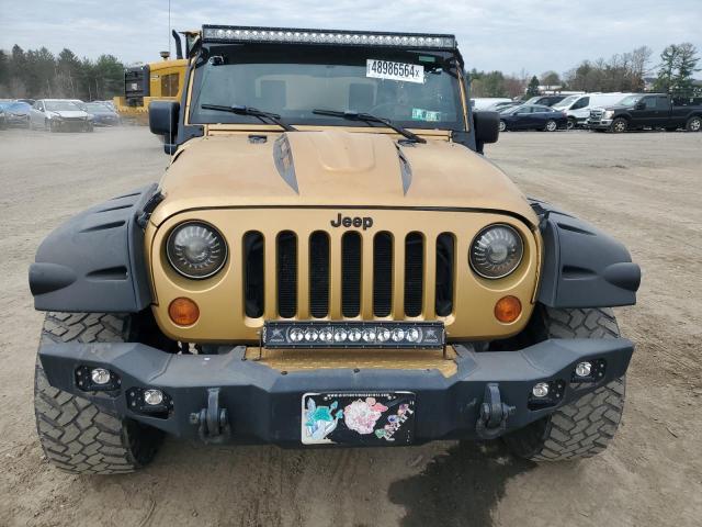 1J8GA39177L136555 - 2007 JEEP WRANGLER X GOLD photo 5