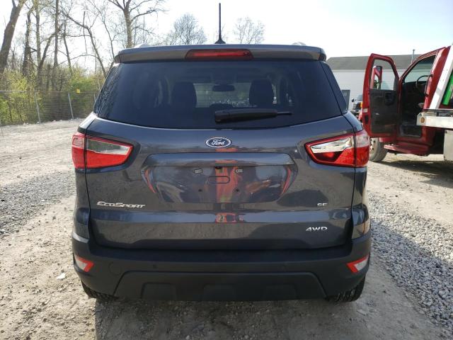 MAJ6S3GL4NC475457 - 2022 FORD ECOSPORT SE GRAY photo 6