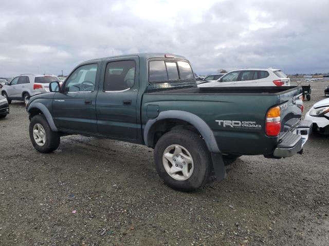5TEGN92N92Z096162 - 2002 TOYOTA TACOMA DOUBLE CAB PRERUNNER GREEN photo 2