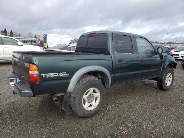 5TEGN92N92Z096162 - 2002 TOYOTA TACOMA DOUBLE CAB PRERUNNER GREEN photo 3