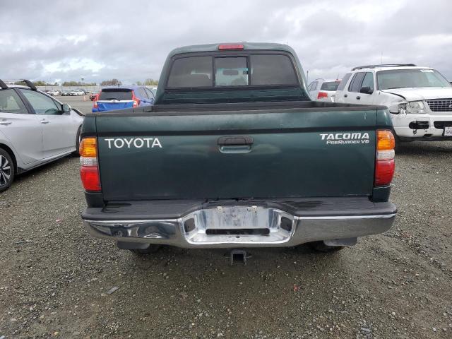 5TEGN92N92Z096162 - 2002 TOYOTA TACOMA DOUBLE CAB PRERUNNER GREEN photo 6