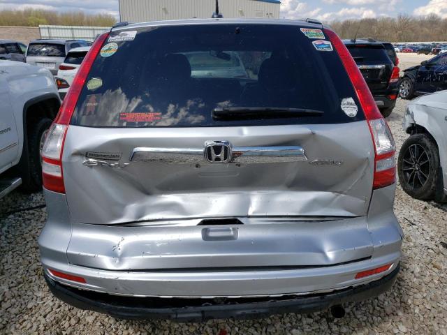 JHLRE4H73BC035461 - 2011 HONDA CR-V EXL SILVER photo 6