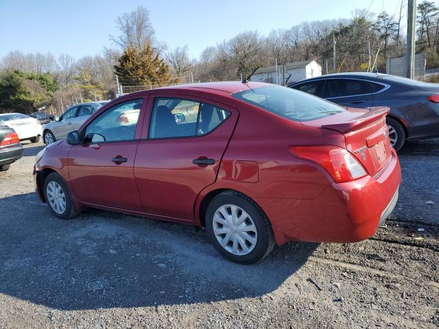 3N1CN7AP6FL880493 - 2015 NISSAN VERSA S RED photo 2