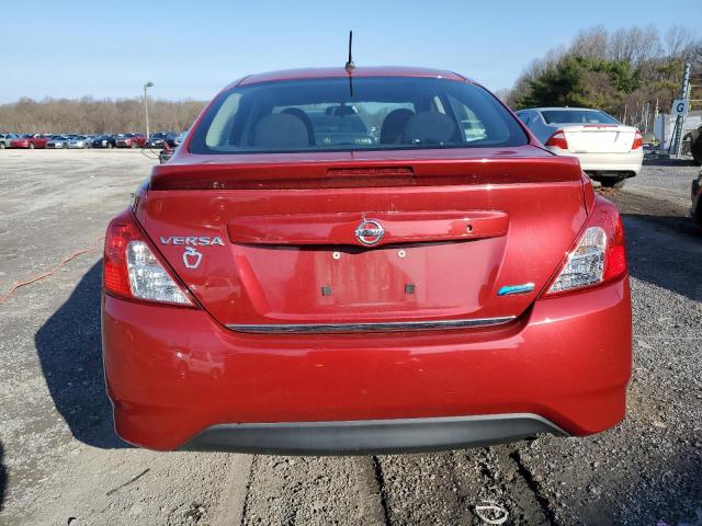 3N1CN7AP6FL880493 - 2015 NISSAN VERSA S RED photo 6