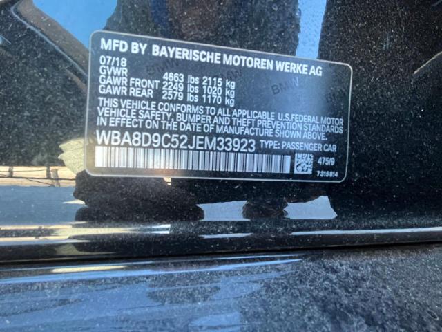 WBA8D9C52JEM33923 - 2018 BMW 330 XI Czarny zdjęcie 10