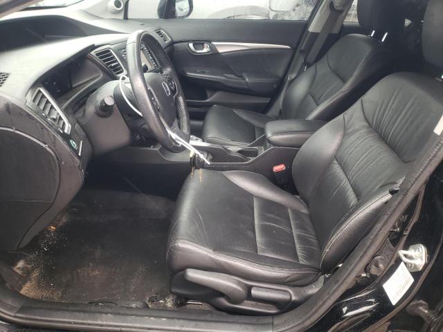 19XFB2F92DE050336 - 2013 HONDA CIVIC EXL შავი ფოტო 7