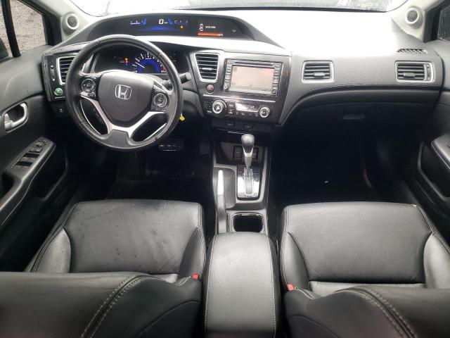 19XFB2F92DE050336 - 2013 HONDA CIVIC EXL შავი ფოტო 8