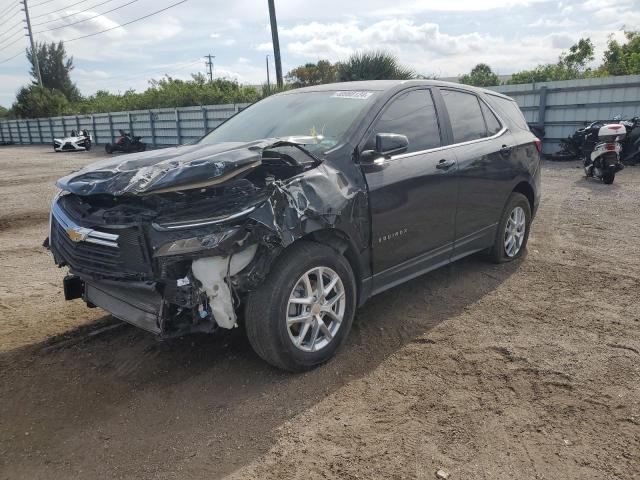 3GNAXUEG7PL257061 - 2023 CHEVROLET EQUINOX LT BLACK photo 1