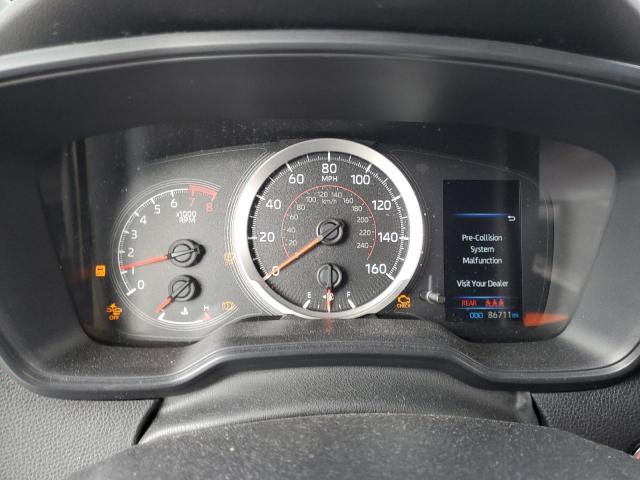 JTDM4MCE5NJ098268 - 2022 TOYOTA COROLLA SE WHITE photo 9