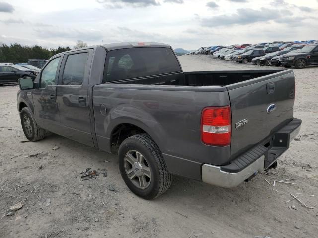 1FTRW12W27KC69824 - 2007 FORD F150 SUPERCREW GRAY photo 2