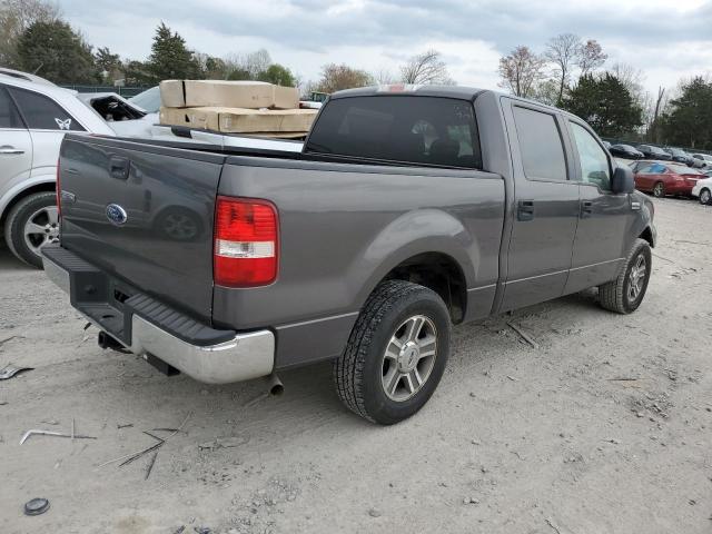 1FTRW12W27KC69824 - 2007 FORD F150 SUPERCREW GRAY photo 3