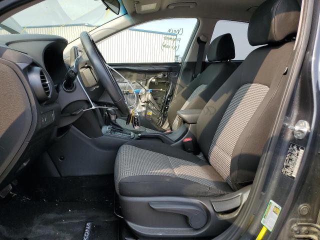 KM8K2CAA5JU097679 - 2018 HYUNDAI KONA SEL GRAY photo 7