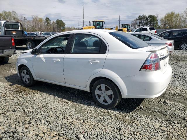 KL1TD56668B121990 - 2008 CHEVROLET AVEO BASE WHITE photo 2