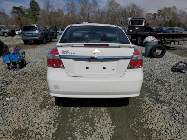 KL1TD56668B121990 - 2008 CHEVROLET AVEO BASE WHITE photo 6