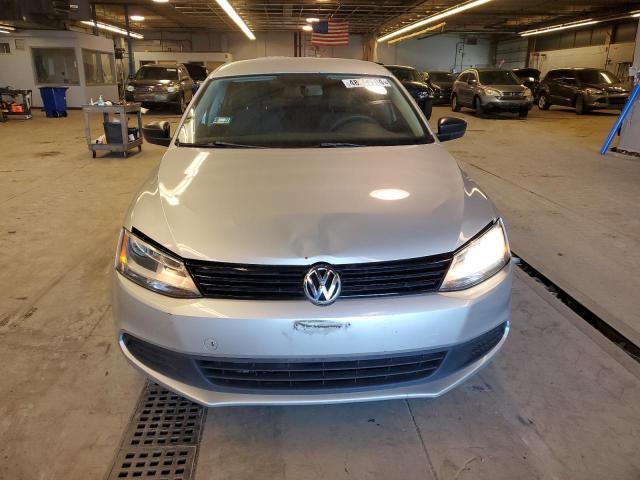 3VW2K7AJ0EM410785 - 2014 VOLKSWAGEN JETTA BASE SILVER photo 5