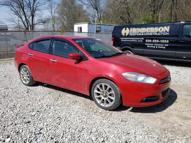 1C3CDFCH2DD224895 - 2013 DODGE DART LIMITED RED photo 4