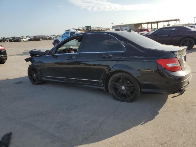 WDDGF5HB9DA772003 - 2013 MERCEDES-BENZ C 350 BLACK photo 2