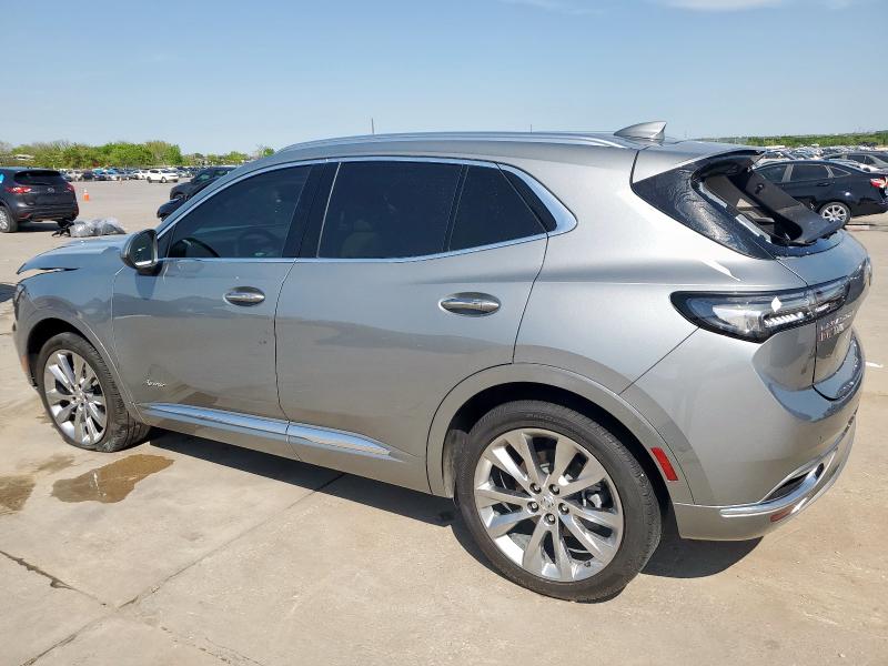 LRBFZRR47PD069344 - 2023 BUICK ENVISION AVENIR GRAY photo 2