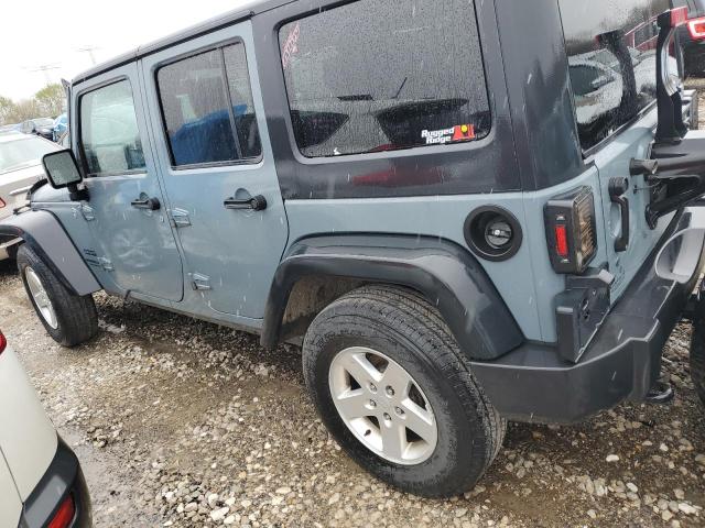 1C4HJWDG6FL665955 - 2015 JEEP WRANGLER U SPORT GRAY photo 2