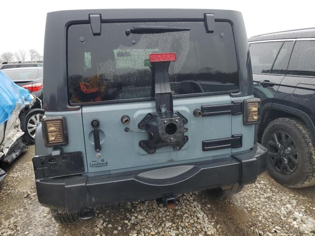 1C4HJWDG6FL665955 - 2015 JEEP WRANGLER U SPORT GRAY photo 6