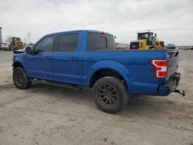 1FTEW1E53JKF96256 - 2018 FORD F150 SUPERCREW BLUE photo 2