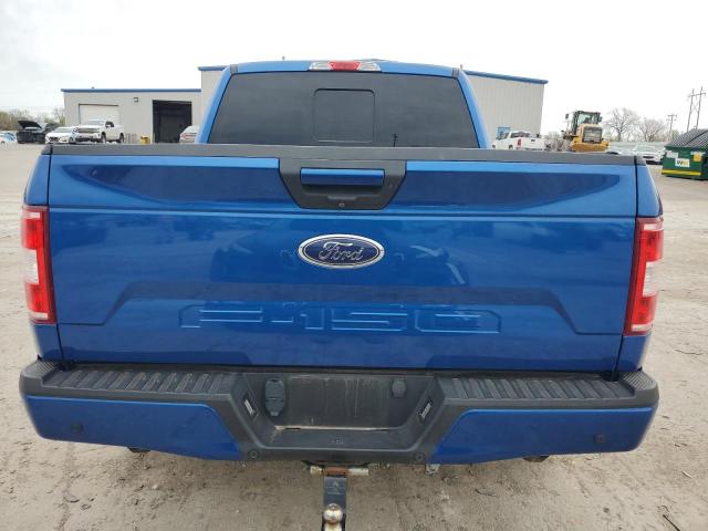 1FTEW1E53JKF96256 - 2018 FORD F150 SUPERCREW BLUE photo 6