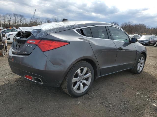 2HNYB1H42CH500245 - 2012 ACURA ZDX TECHNOLOGY GRAY photo 3
