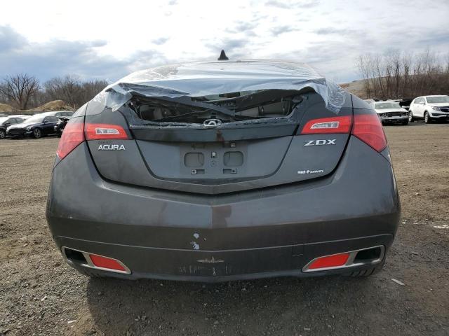 2HNYB1H42CH500245 - 2012 ACURA ZDX TECHNOLOGY GRAY photo 6