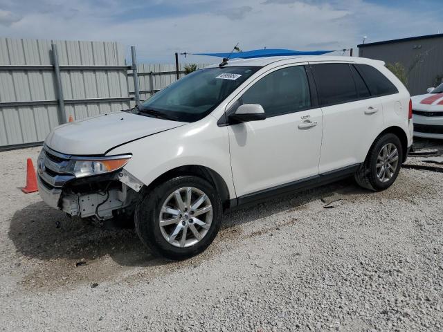 2FMDK3JC9DBE23293 - 2013 FORD EDGE SEL WHITE photo 1