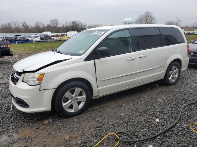 2C4RDGBG5DR668502 - 2013 DODGE GRAND CARA SE WHITE photo 1