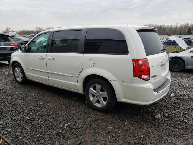 2C4RDGBG5DR668502 - 2013 DODGE GRAND CARA SE WHITE photo 2