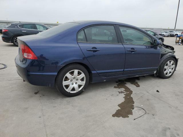 1HGFA16506L068498 - 2006 HONDA CIVIC LX BLUE photo 3