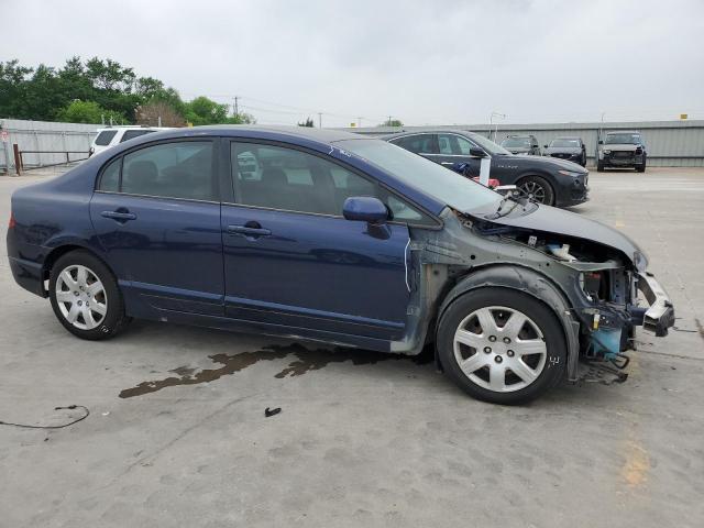 1HGFA16506L068498 - 2006 HONDA CIVIC LX BLUE photo 4