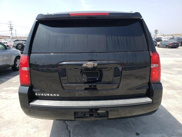 1GNSCJKC8FR140273 - 2015 CHEVROLET SUBURBAN C1500 LT BLACK photo 6