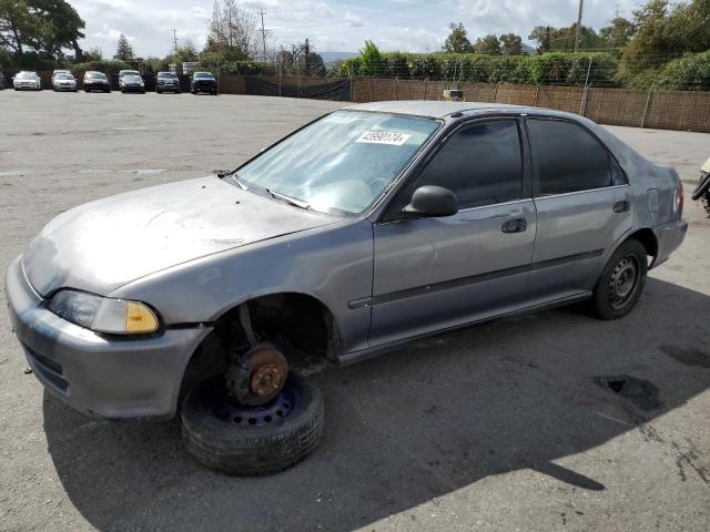 1HGEG8640RL018635 - 1994 HONDA CIVIC DX GRAY photo 1