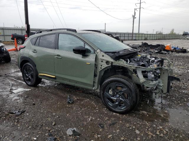 4S4GUHF60R3736103 - 2024 SUBARU CROSSTREK SPORT GREEN photo 4