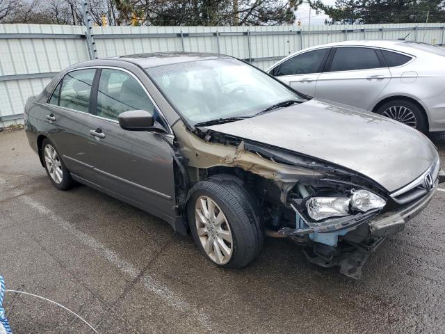 1HGCM66517A081605 - 2007 HONDA ACCORD EX GRAY photo 4