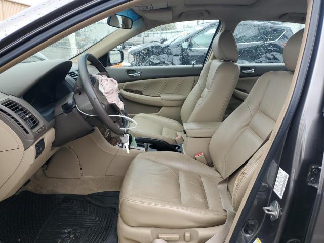 1HGCM66517A081605 - 2007 HONDA ACCORD EX GRAY photo 7