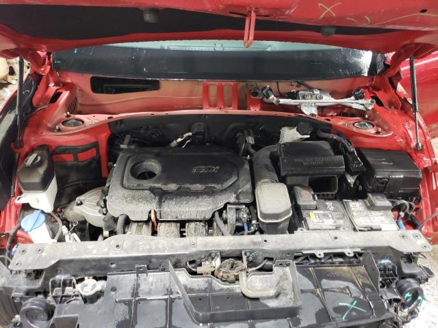 5NMS23ADXLH178606 - 2020 HYUNDAI SANTA FE SE RED photo 11