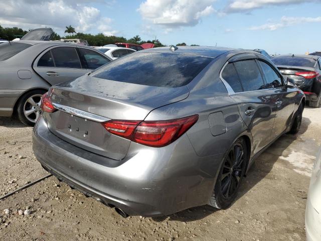 JN1EV7AP9JM351479 - 2018 INFINITI Q50 LUXE GRAY photo 3