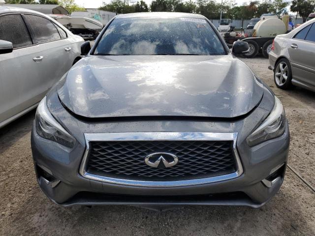 JN1EV7AP9JM351479 - 2018 INFINITI Q50 LUXE GRAY photo 5