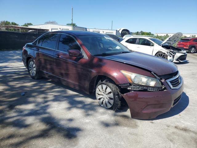 1HGCP2F31AA175439 - 2010 HONDA ACCORD LX BURGUNDY photo 4